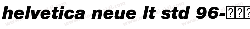 helvetica neue lt std 96字体转换
